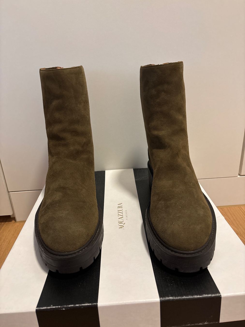 Damenschuhe: Aquazzura, Saint Honore Combat Boots, 40.5 – Neu und originalverpackt aus Zürich von stefwax12 1