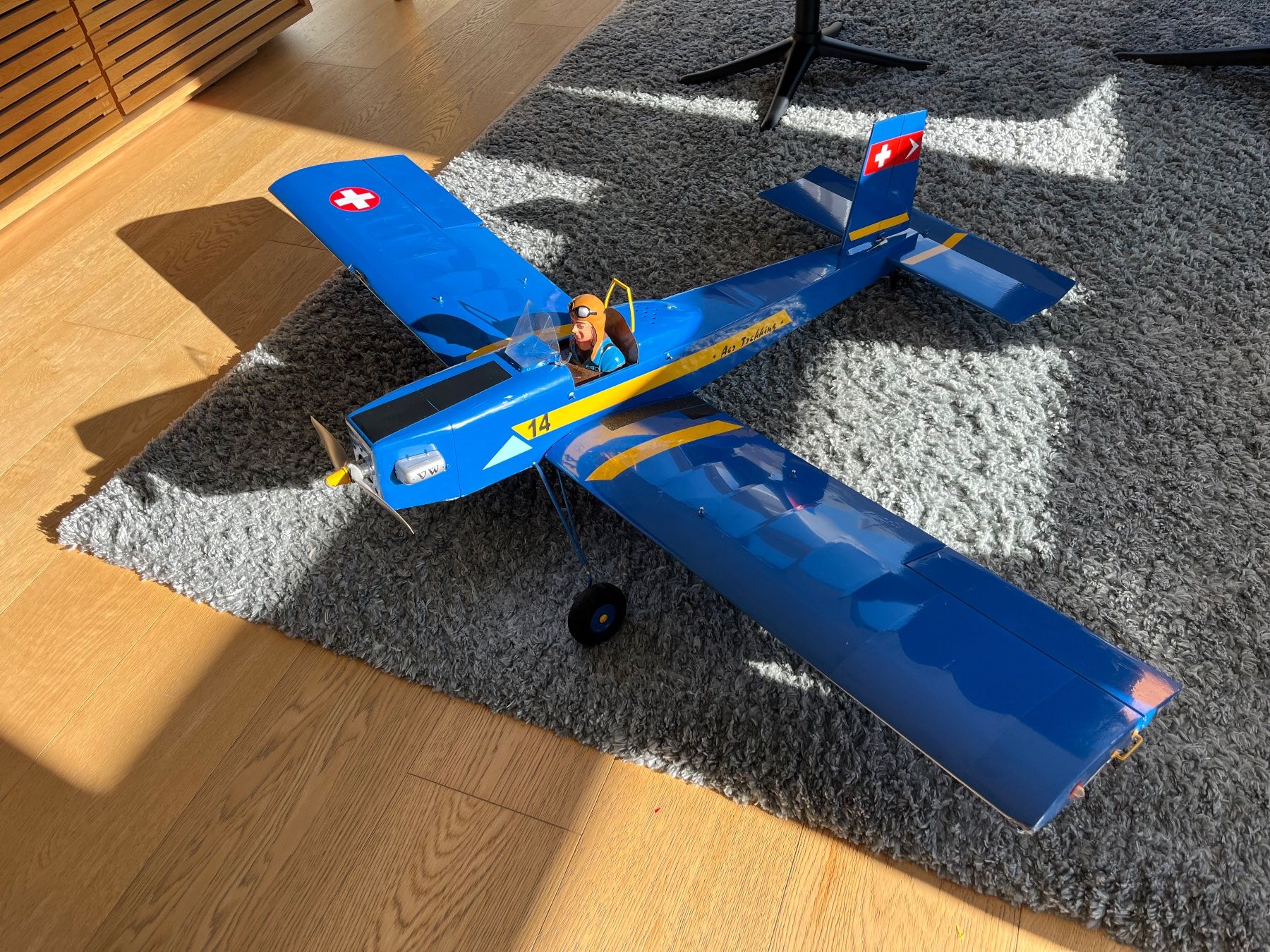RC Modellbau: Avion RC Volksplane 1300mm électrique – Gebraucht aus geneve von sergiom4 1