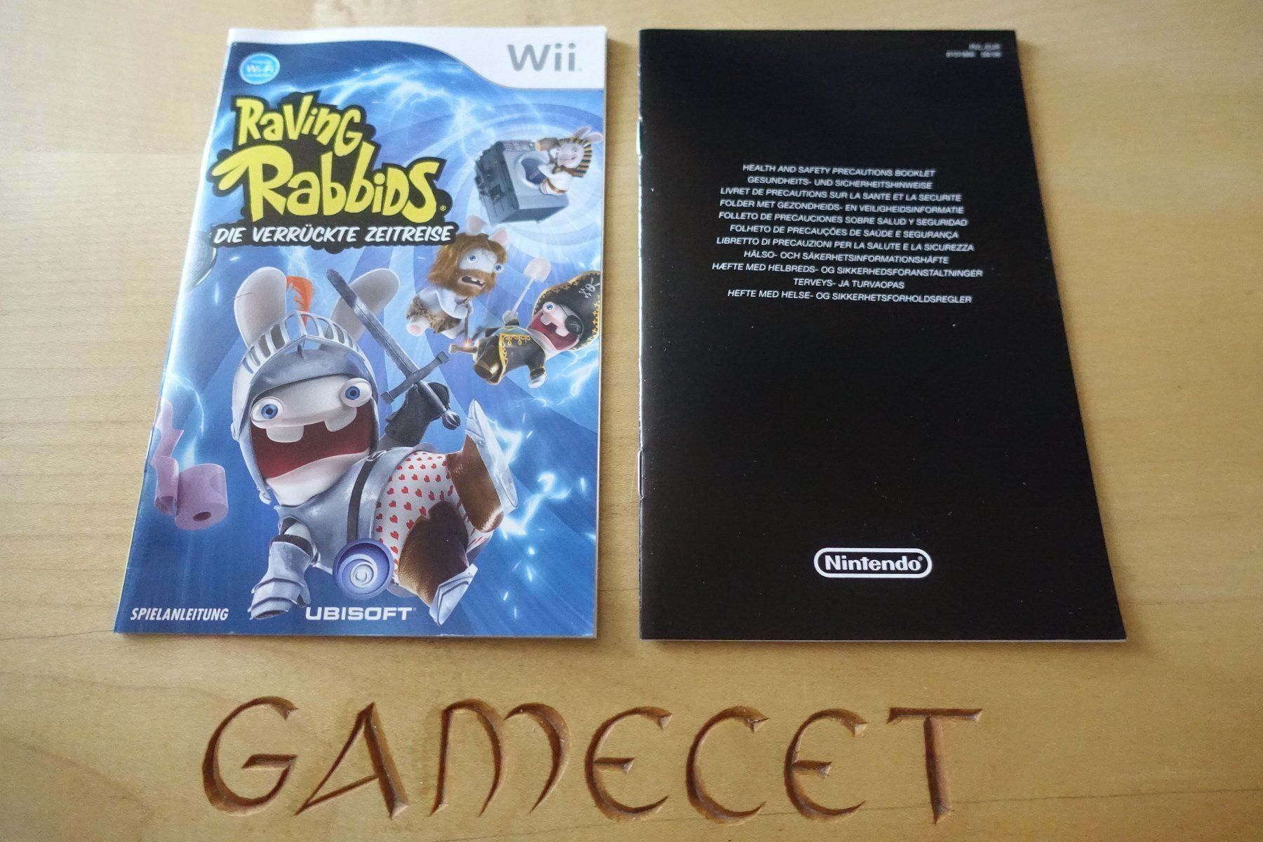 Nintendo Spiele: Raving Rabbids: Die verrückte Zeitreise – Gebraucht aus Steinach von Gamecet 4