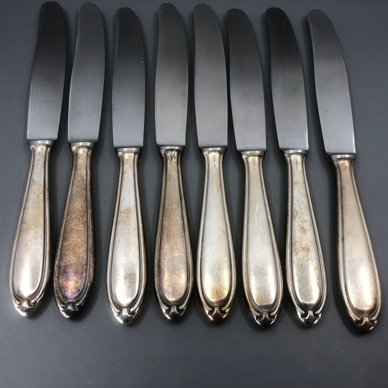 Posate: 8 Dessertmesser versilbert Hans – Usato da Basel venduto da Tiabeanie 8