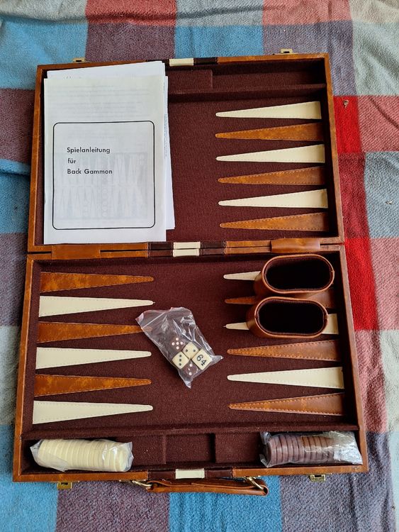 Backgammon Koffer Goki,bietet Spielspaß für die ganze Familie, 24,95