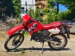 Kawasaki KMX 125 enduro avec pièces, roulante 12.5kW