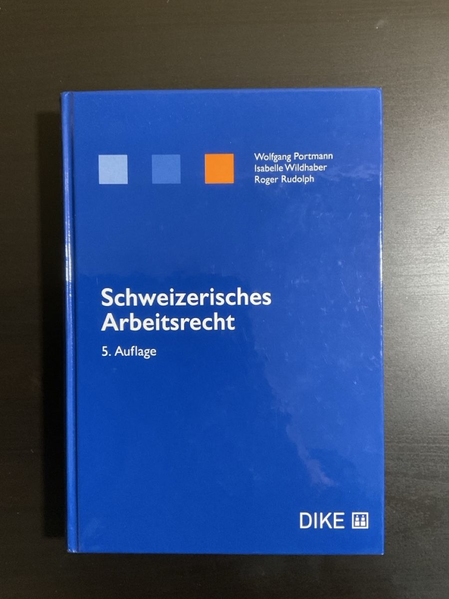 Libri: Schweizerisches Arbeitsrecht, 5. Auflage – Usato da Zürich venduto da chira___
