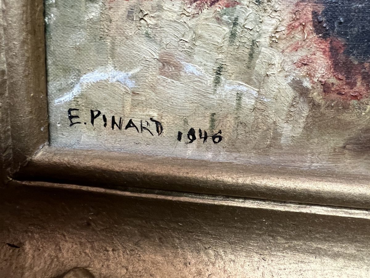 Gemälde: HUILE SUR TOILE SIGNÉE ET DATÉE 1946 – Gebraucht aus Genève von Qanil77 3
