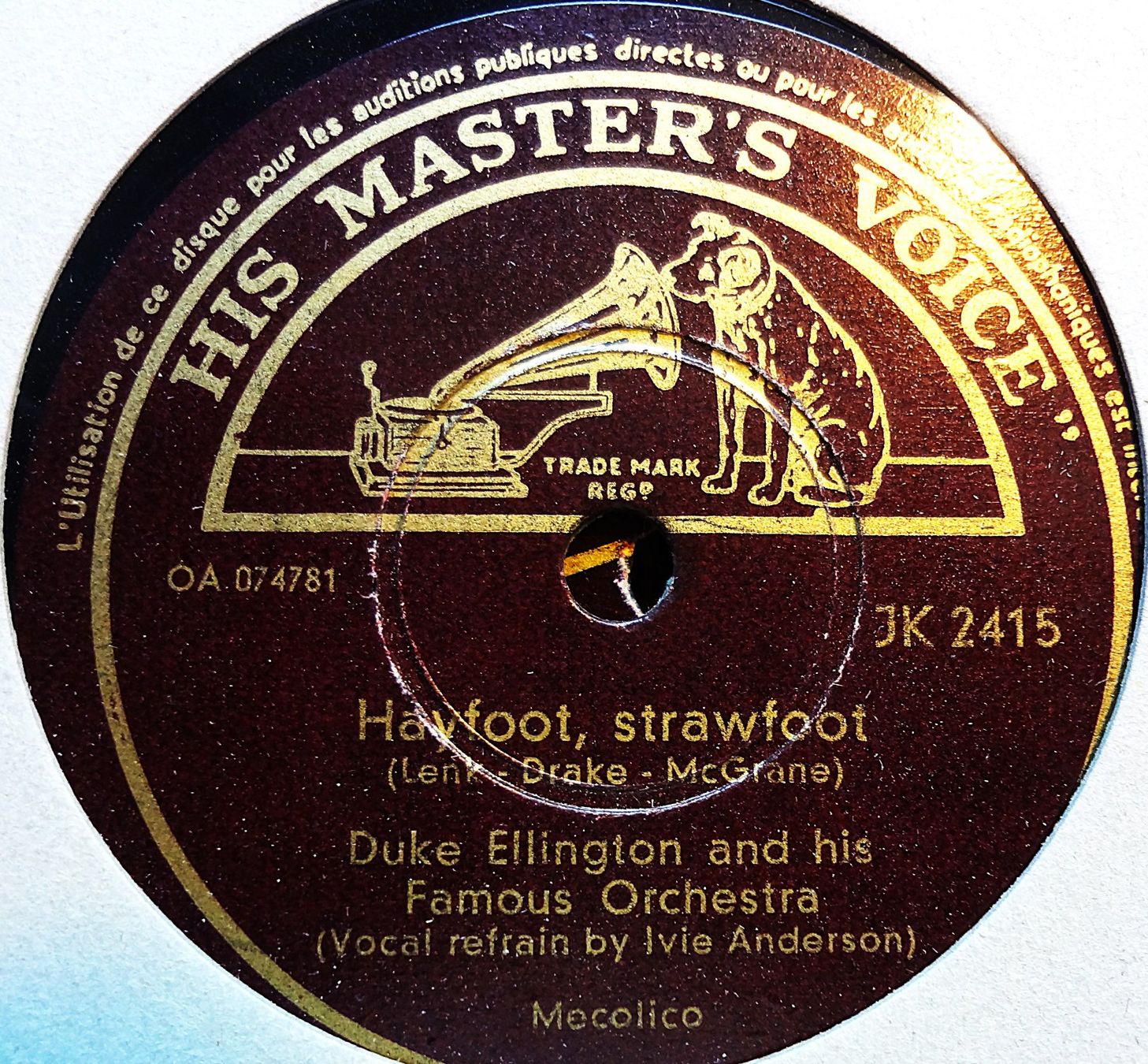 Schallplatten: Duke Ellington, Sammlung von 18 Jazz Schellackplatten – Gebraucht aus Hemishofen von Phonomandy 4