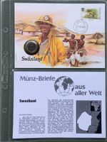 Münzbrief Swaziland 1989