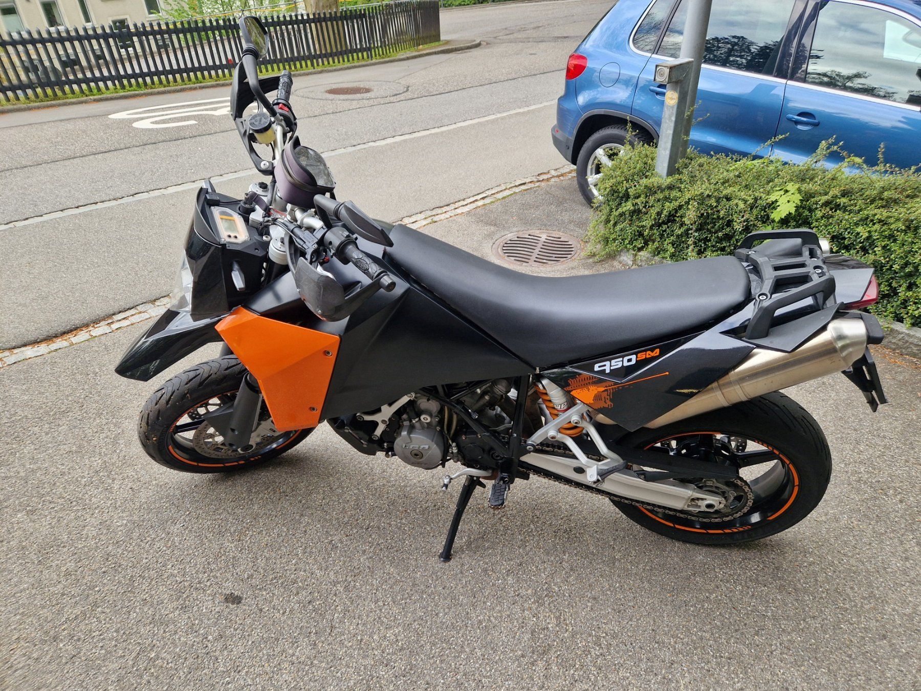 KTM Strasse: **KTM 950 Supermoto**frisch ab MFK** – Gebraucht aus Flawil von LG-AG_Teilemarkt 1