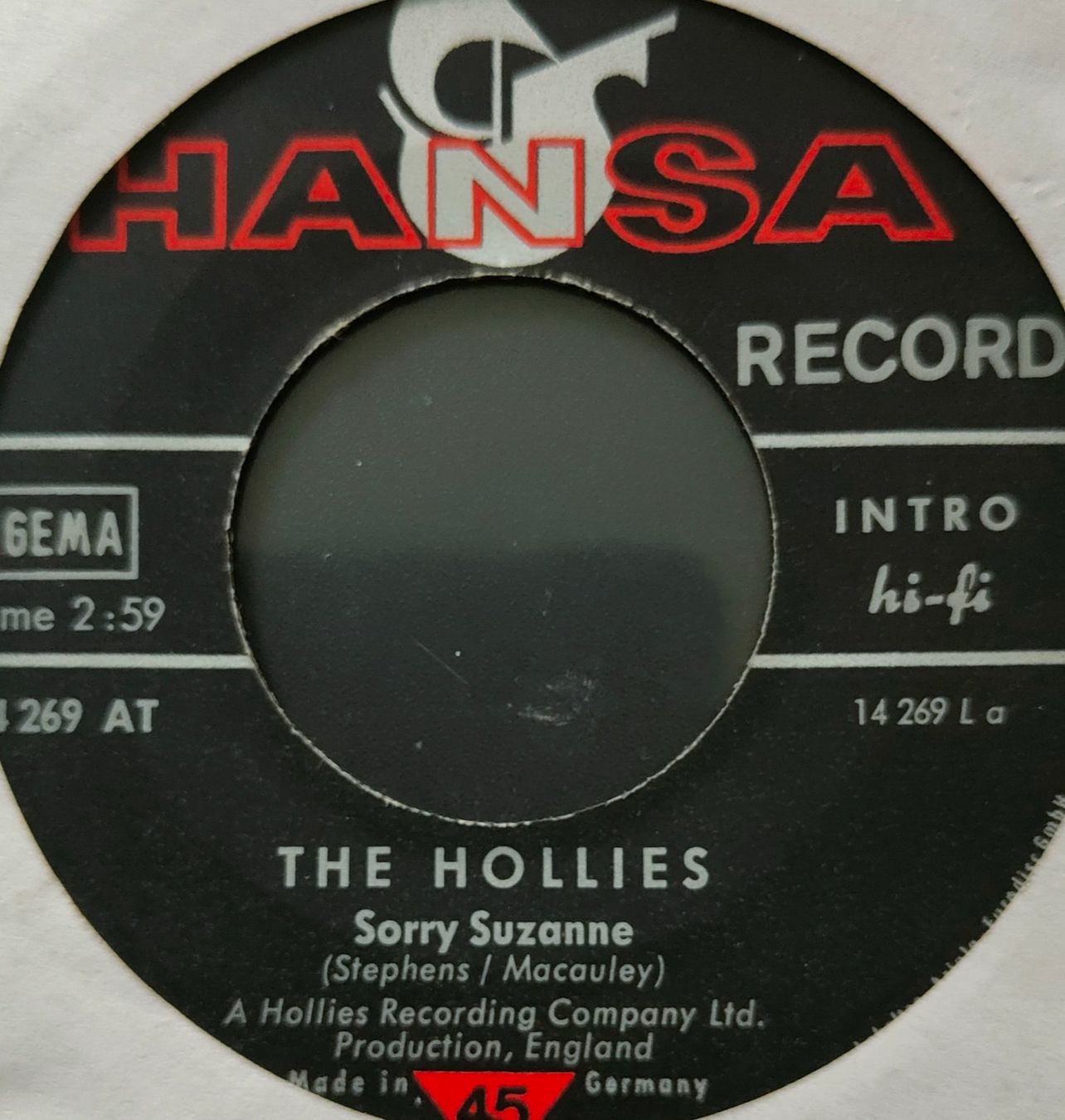Dischi in vinile: Vinyl Single Hollies - Sorry Suzanne – Usato da Langenthal venduto da Modo39