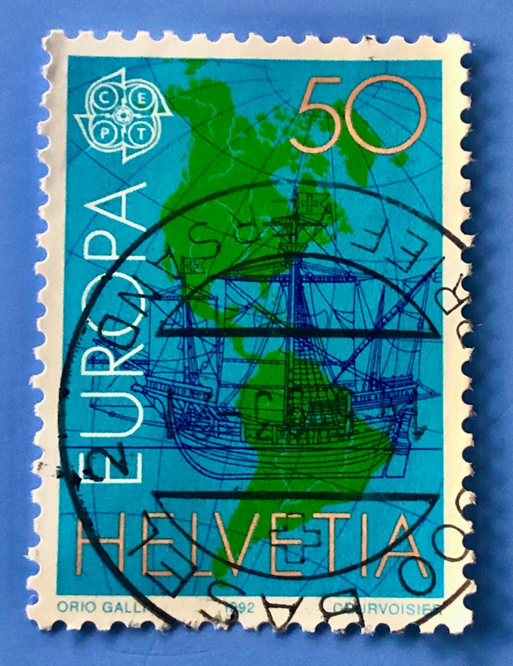 Alle Briefmarken: Nr.826 mit gestempelt Basel – Gebraucht aus Aarau von Billa007
