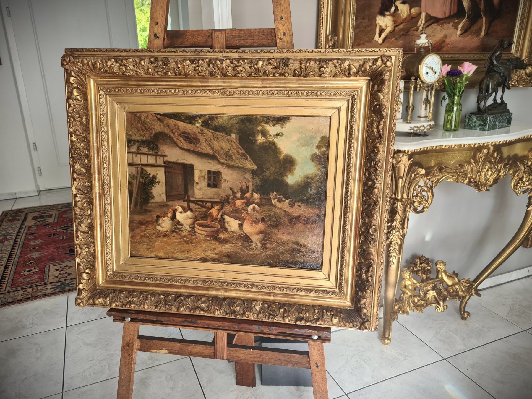 Dipinti: Wunderschönes Ölgemälde frühes 19.Jh. – Usato da Rotkreuz venduto da Dobermann5