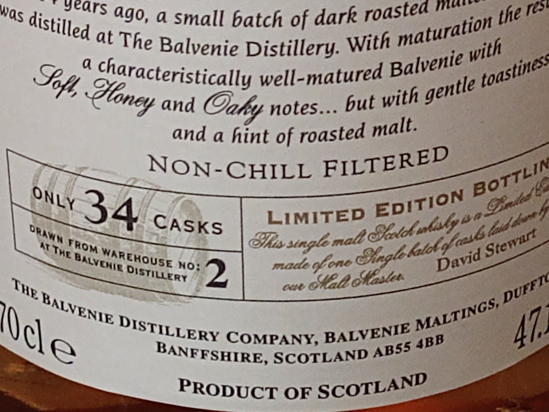 Balvenie Bevande alcoliche: Balvenie Roasted Malt 14 Years – Nuovo e nell'imballaggio originale da Spiez venduto da egonolsen 1