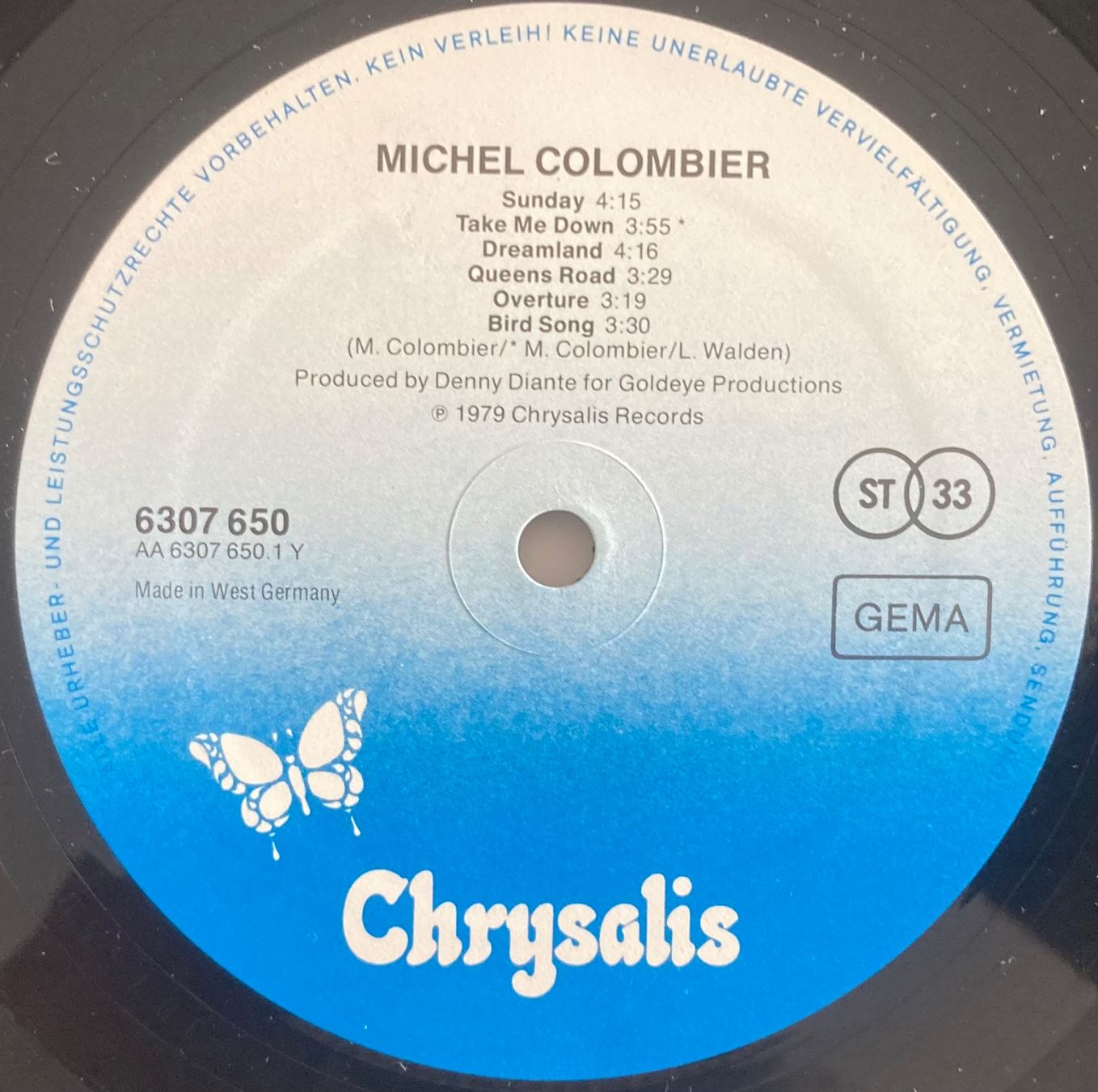 Dischi in vinile: MICHEL COLOMBIER - MICHEL COLOMBIER – Usato da Poliez-Pittet venduto da Newtown-Records 3