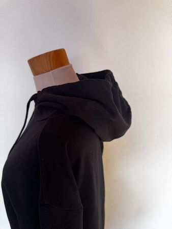 Hoodie Oversized / Schwarz / Grösse S
