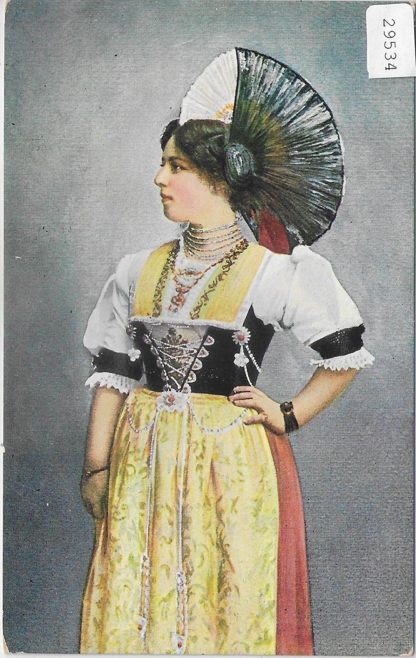 Cartoline postali: Appenzeller Festtracht – Usato da Ettingen venduto da Kartenplanet