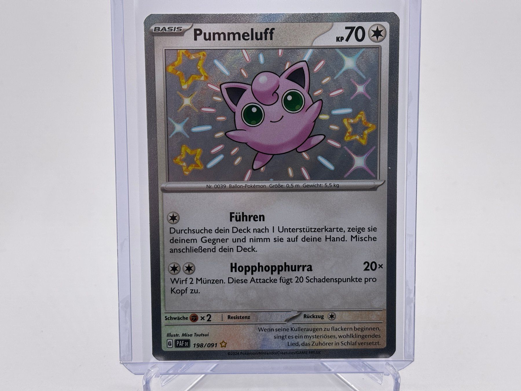 Pokémon Carte collezionabili: Paldeas Schicksale - Pummeluff  (PAF 198) - DE – Nuovo (secondo la descrizione) da Allschwil venduto da Bullach