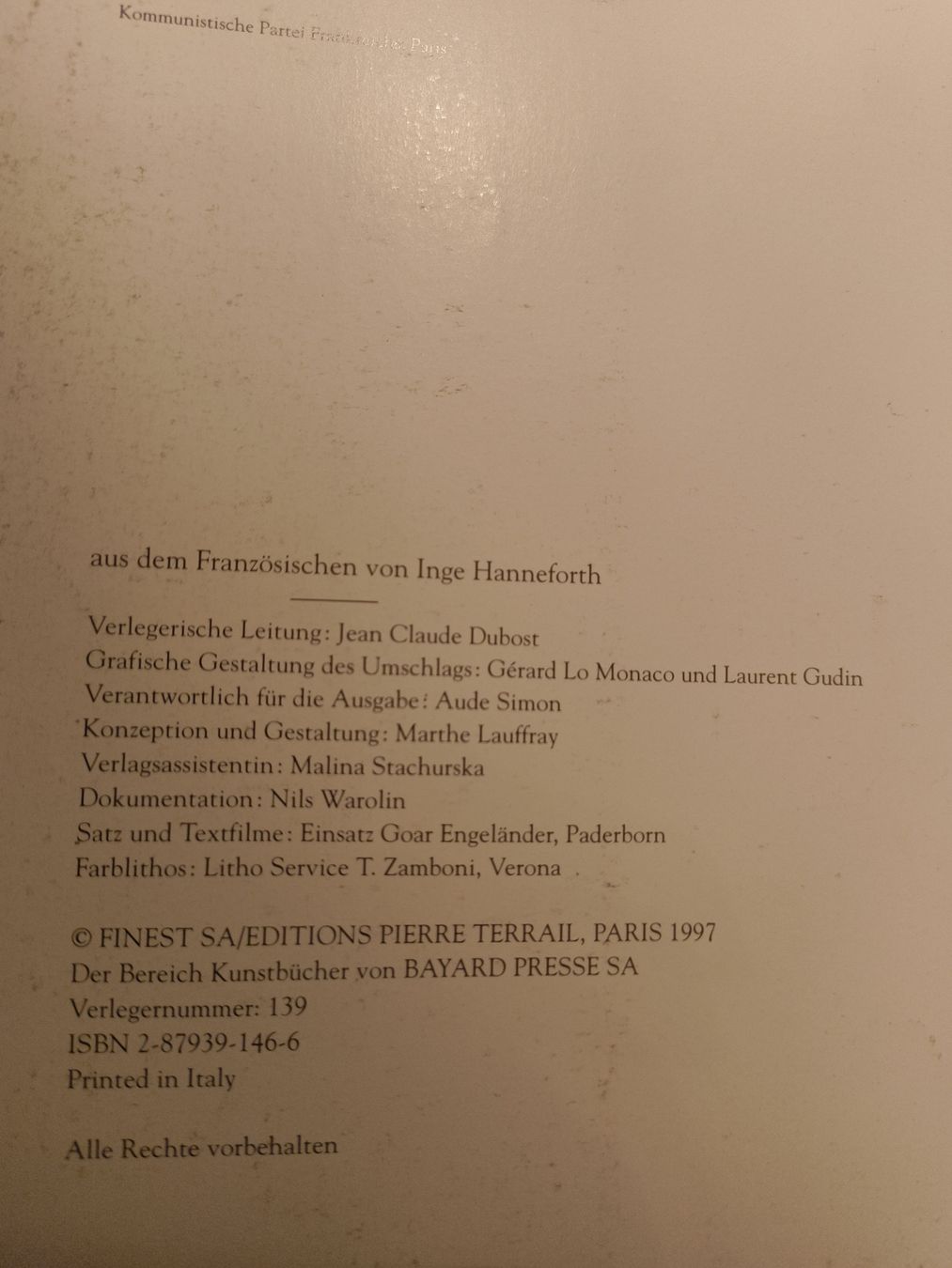 Libri: Buch Duchamp & Co Terrail Avantgarde  – Usato da stettlen venduto da VintageBern_ch 1