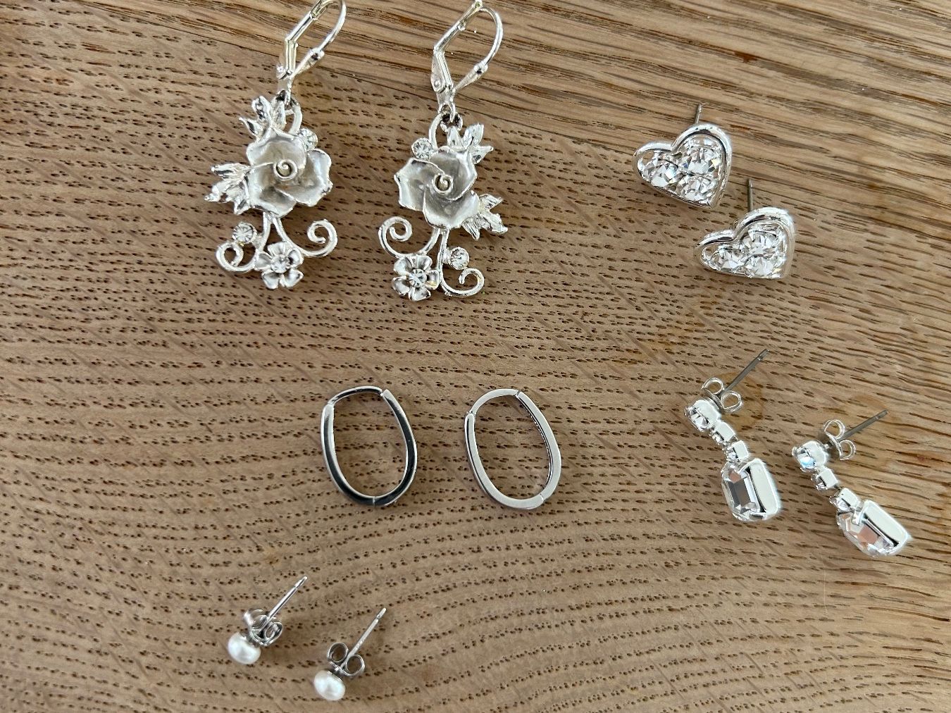 Altri gioielli: Ohrstecker-Set silber mit Swarovski-Steinen Nr. 16 – Nuovo (secondo la descrizione) da Rothenburg venduto da stacostaco