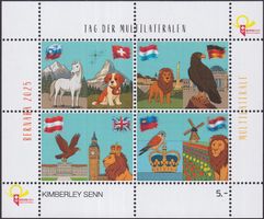 2025, Vignetten-Block BERNABA MULTILATERALEN postfrisch **.
