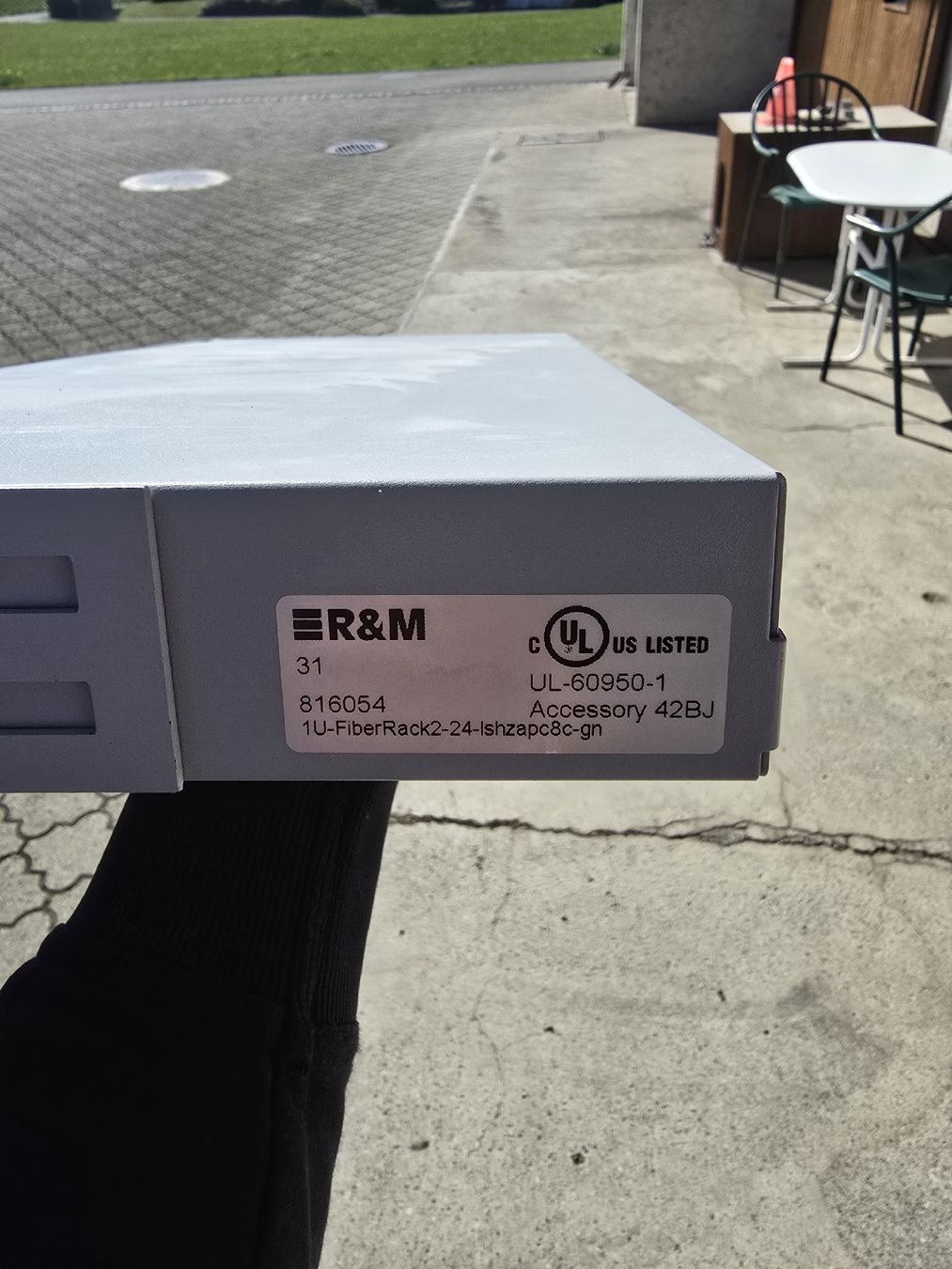Altri accessori: R&M Rangierfeld LWL 19" FiberRack2 1HE 24×E-2000 Singlemode – Nuovo (secondo la descrizione) da Felben-Wellhausen venduto da Bunker90 3