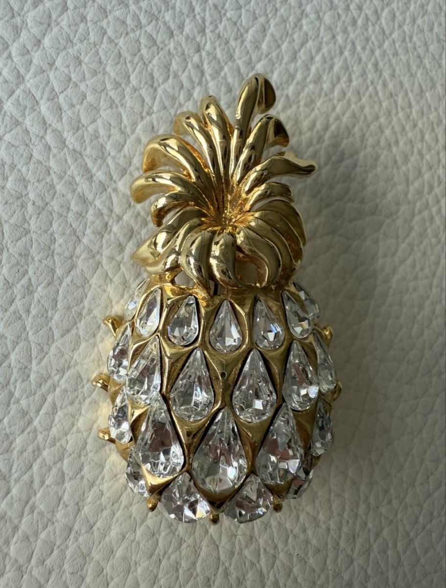 Spille & Fermagli: Broche vintage ananas dorée comme neuve! – Nuovo (secondo la descrizione) da Cointrin venduto da sacha1981