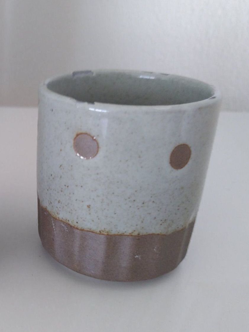 Vasi per fiori: Mini Cache pot Gris brun Topf Übertopf Grau Braun Blumentöpf – Usato da St-Aubin FR venduto da Tiweety 5