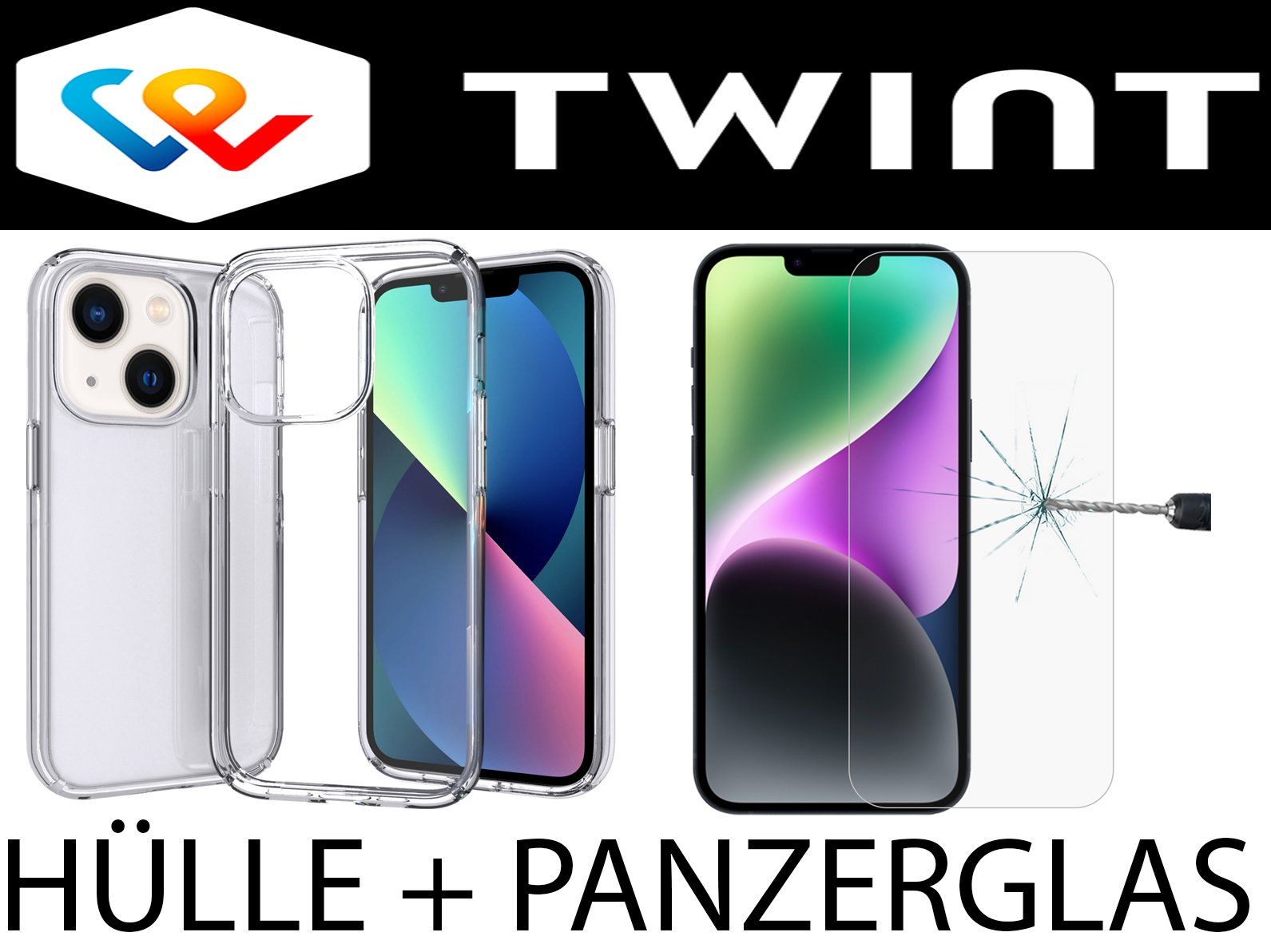 Cover & Protezioni schermo: iPhone 16 /PRO /MAX /PLUS /16e Hülle + PANZERGLAS CASE COVER – Nuovo e nell'imballaggio originale da Volketswil venduto da coverandmore