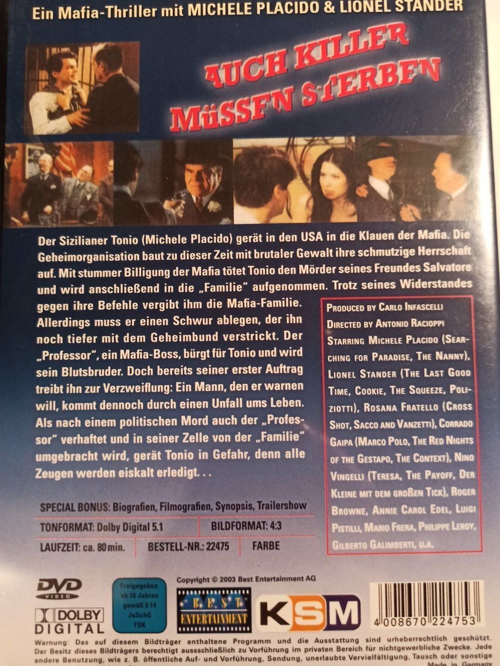 Tutti i DVDs: Auch Killer müssen sterben - (1973 – Usato da Dübendorf venduto da kb86_MOVIE 1