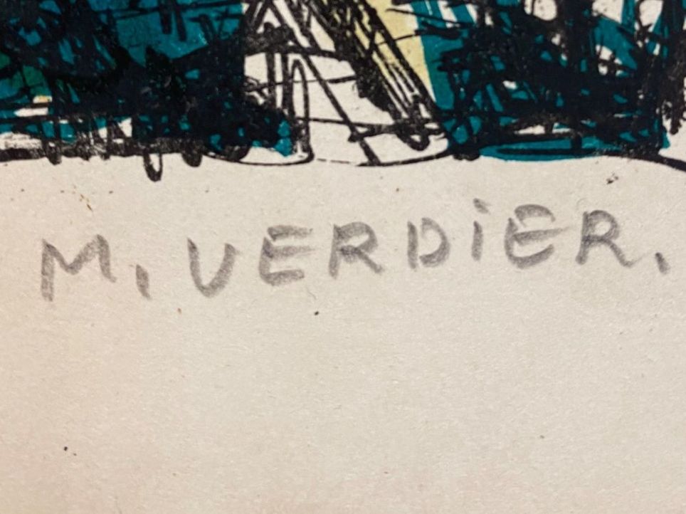 Grafica & Litografie: Maurice VERDIER (1919 - 2003), Handsigniert – Nuovo (secondo la descrizione) da Brüttisellen venduto da Betty_1972 5
