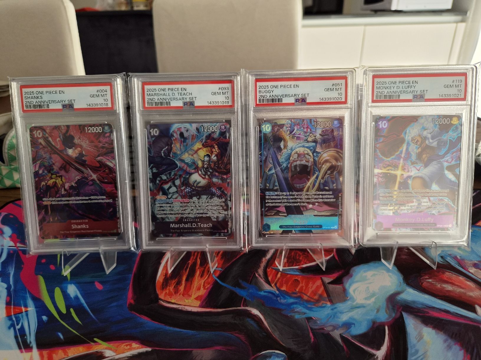 Bandai Sammelbilder & Trading cards: ONE PIECE 2ND ANNIVERSARY SET FULL SET PSA 10 SEQUENTIAL  – Neu (gemäss Beschreibung) aus Castione von fra_gj2d 2