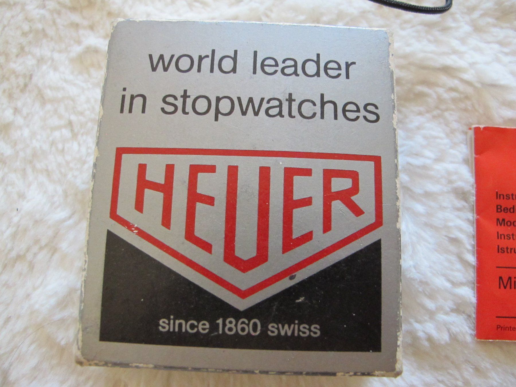 Tag Heuer Uhren: Heuer Microsplit 1030 Stoppuhr Digital Box Und Papiere 0284 – Gebraucht aus Altnau von LinaAuktion 1