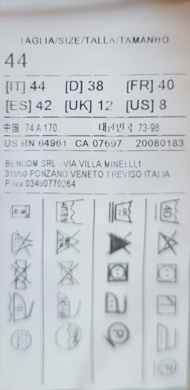 Benetton Pantaloni: Pantalon  Benetton – Usato da Les Verrières venduto da cjo_pd78 4