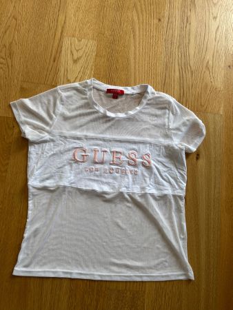 GUESS T-Shirt Weiss, Sommer-Look, Grösse S - Top Zustand!