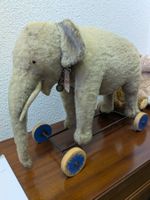Steiff Elephant original mit Marke.1940-1950
