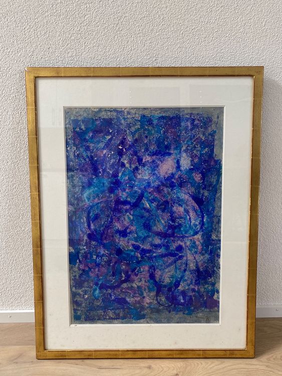 Yotree 3D Wandbild Auf Leinwand 60x120 Cm - Abstraktes Ölgemälde Handgemalt, Fertig Zum Aufhängen