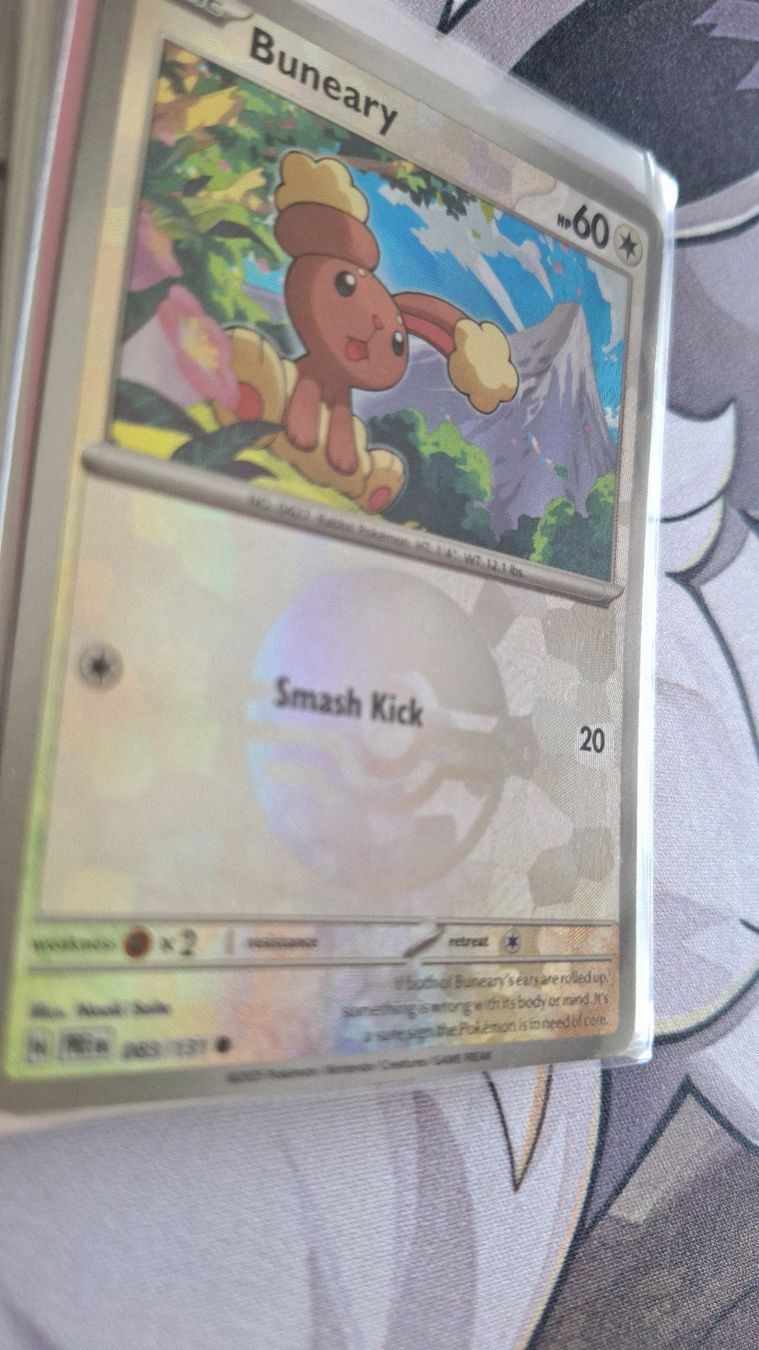 Pokémon Carte collezionabili: Buneary Pokeball Holo - Prismatic Evolution – Usato da Altstätten SG venduto da GGsGameshop 1