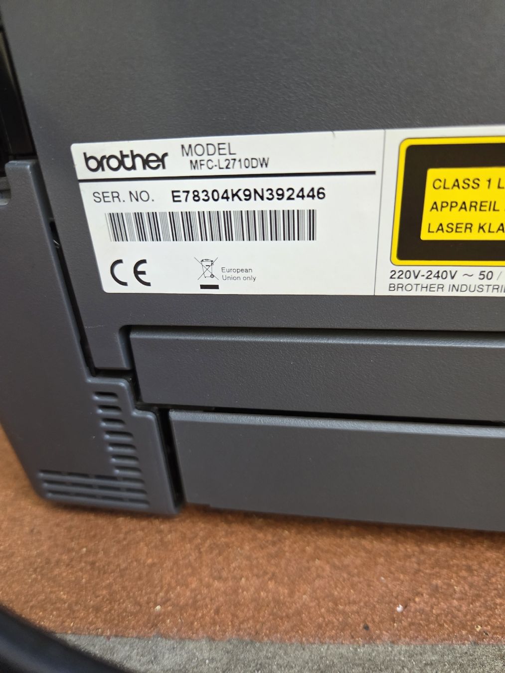 Brother Stampanti: Laserdrucker Brother MFC-L2710DW Multifunktionsgerät – Usato da winterthur venduto da Atum 4