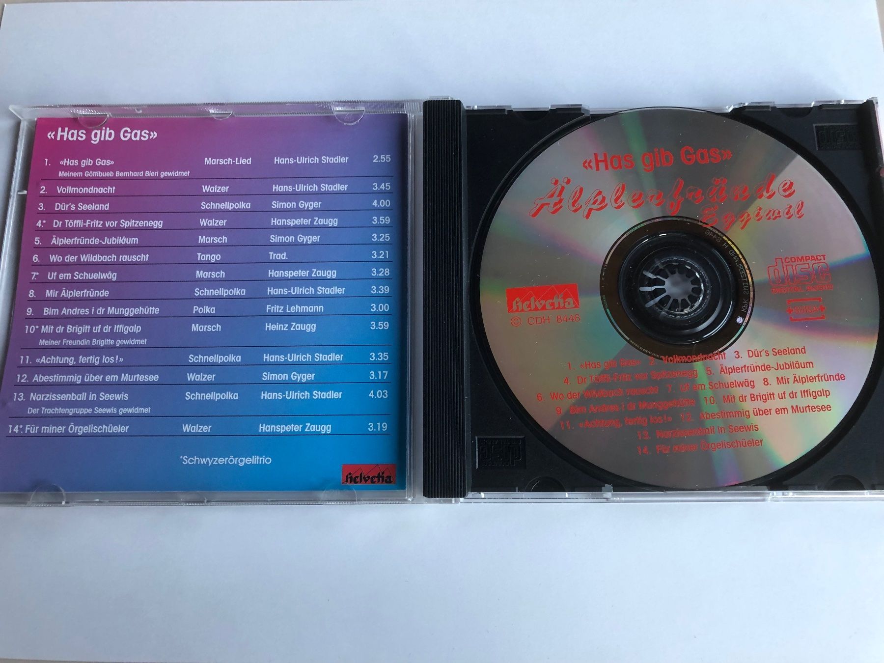 CD: Älplerfründe Eggiwil - Has gib Gas! – Usato da Oberried Brienz venduto da Chyara 2