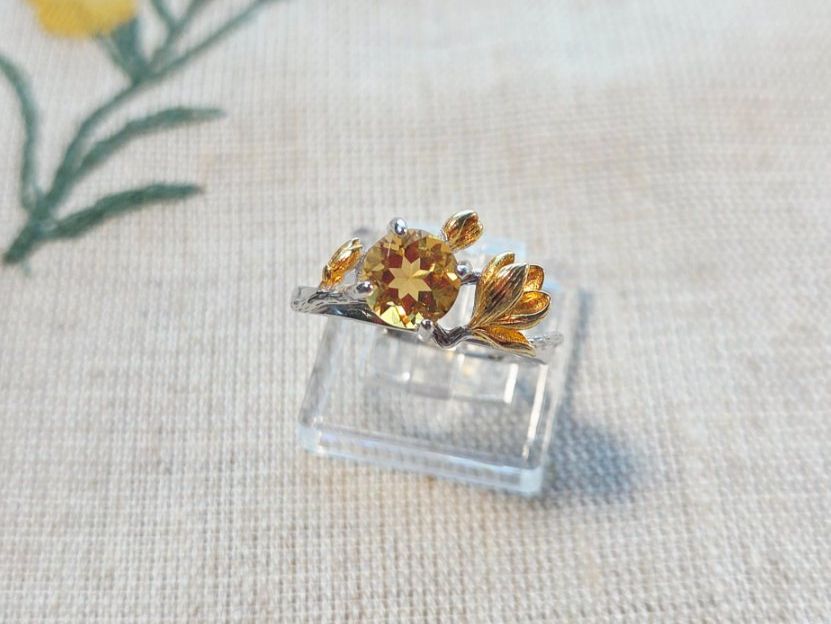 Anelli: NEW - S925 Citrine Ring (Adjustable) – Nuovo (secondo la descrizione) da Zürich venduto da cin_wcf6