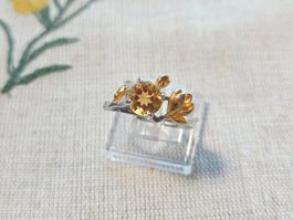 NEW - S925 Citrine Ring (Adjustable)
