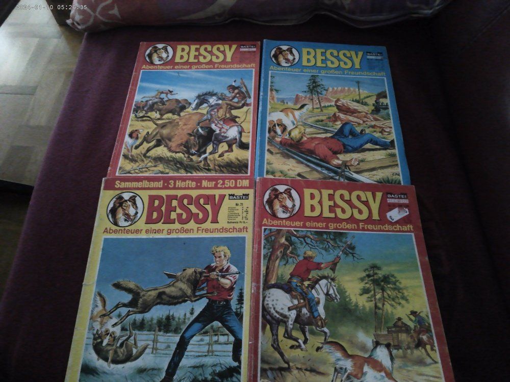 Bessy Comic Sammlung, Sammelband, 4 Stück, MIT JE 3 X COMIC (Gebraucht ...