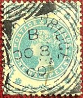 1900 Briefmarke Grossbritannien 1 1/2 Penny