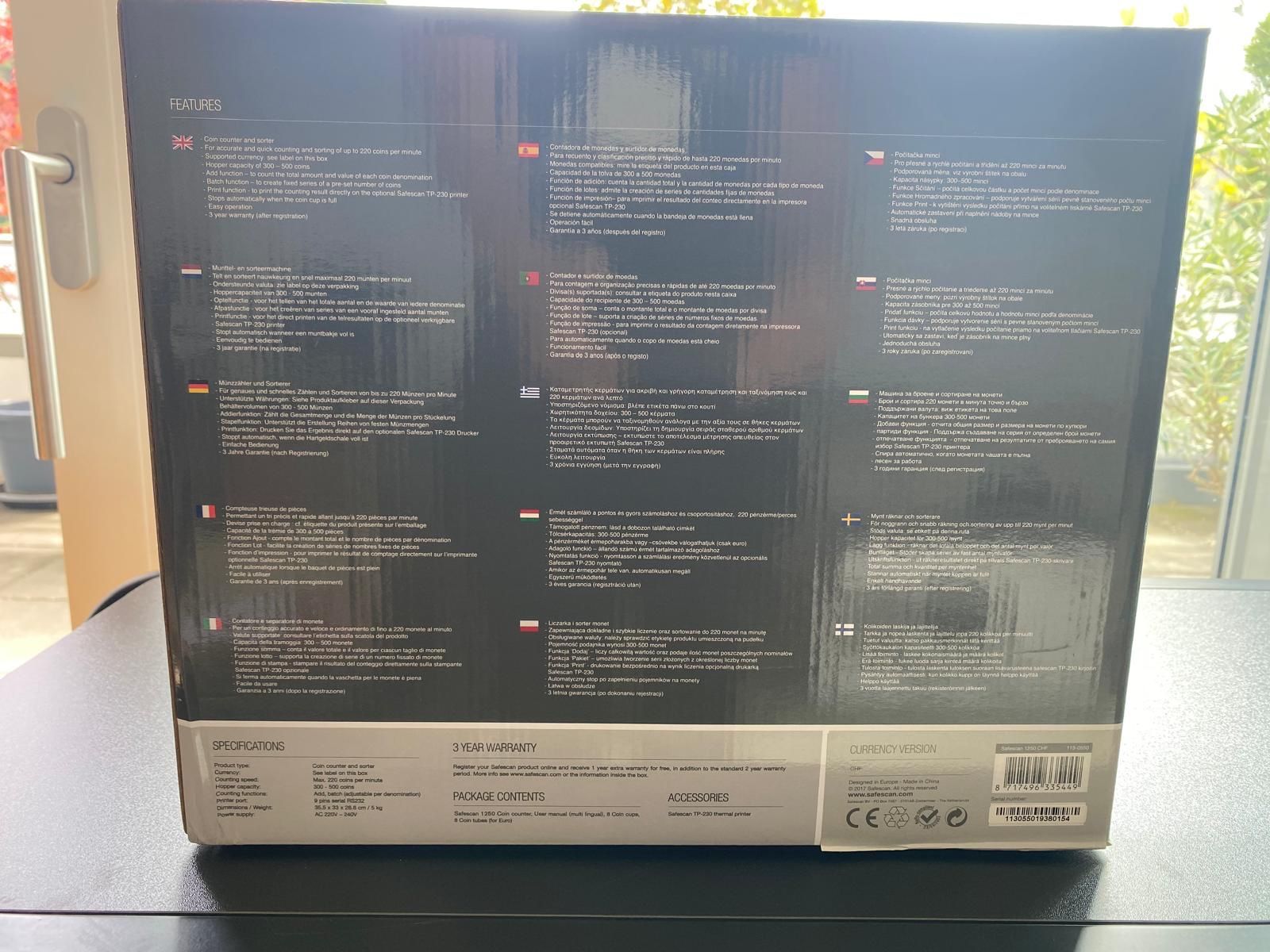 PC: Safescan 2210 – Nuovo e nell'imballaggio originale da Gebenstorf venduto da ryk86 2