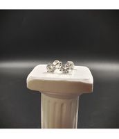 Ohrstecker 925 Silber Moissanite 1.00ct Brillantschliff neu 