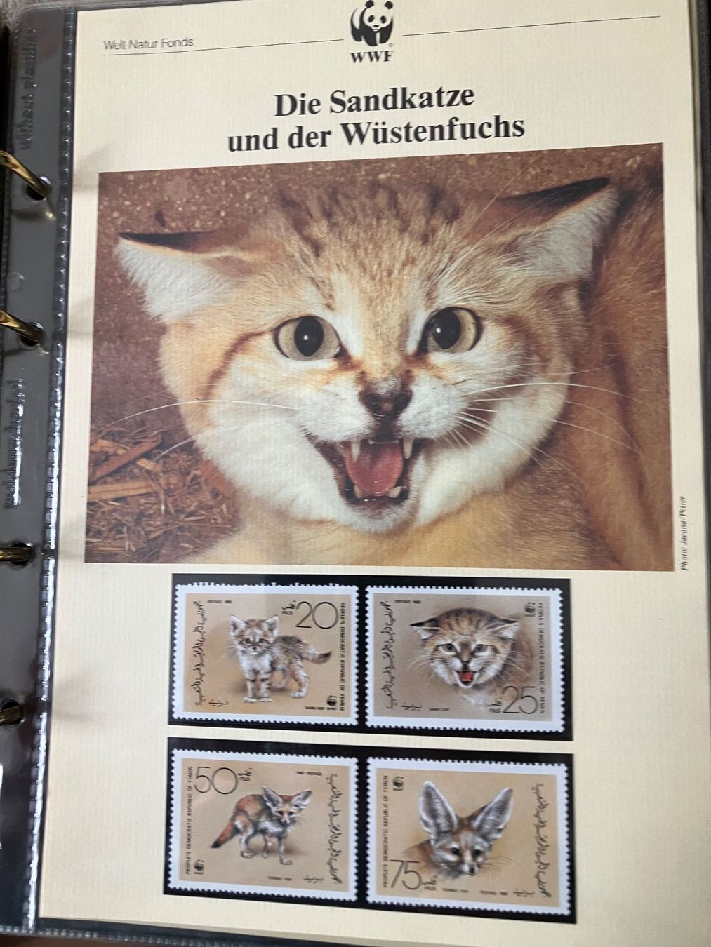 Alle Briefmarken: 6 Ordner WWF Briefmarken – Gebraucht aus Baar von Ramona10 2
