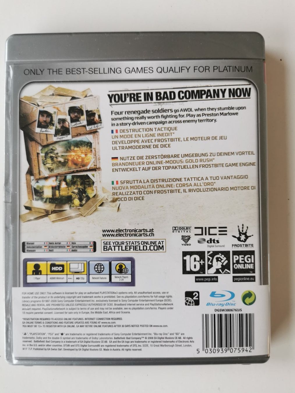 Spiele: Ps 3 - Battlefield Bad Company – Gebraucht aus Lenzburg von eyworld 2
