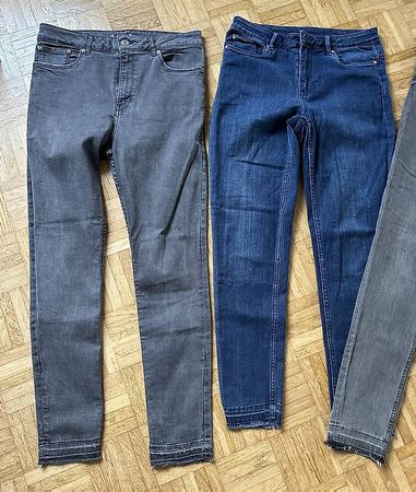 2 bequeme Damen Jeans Leggings Gr.M