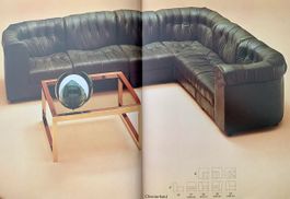 SALE: Orig. 1975 Strässle midcentury Modul Sofa Leder