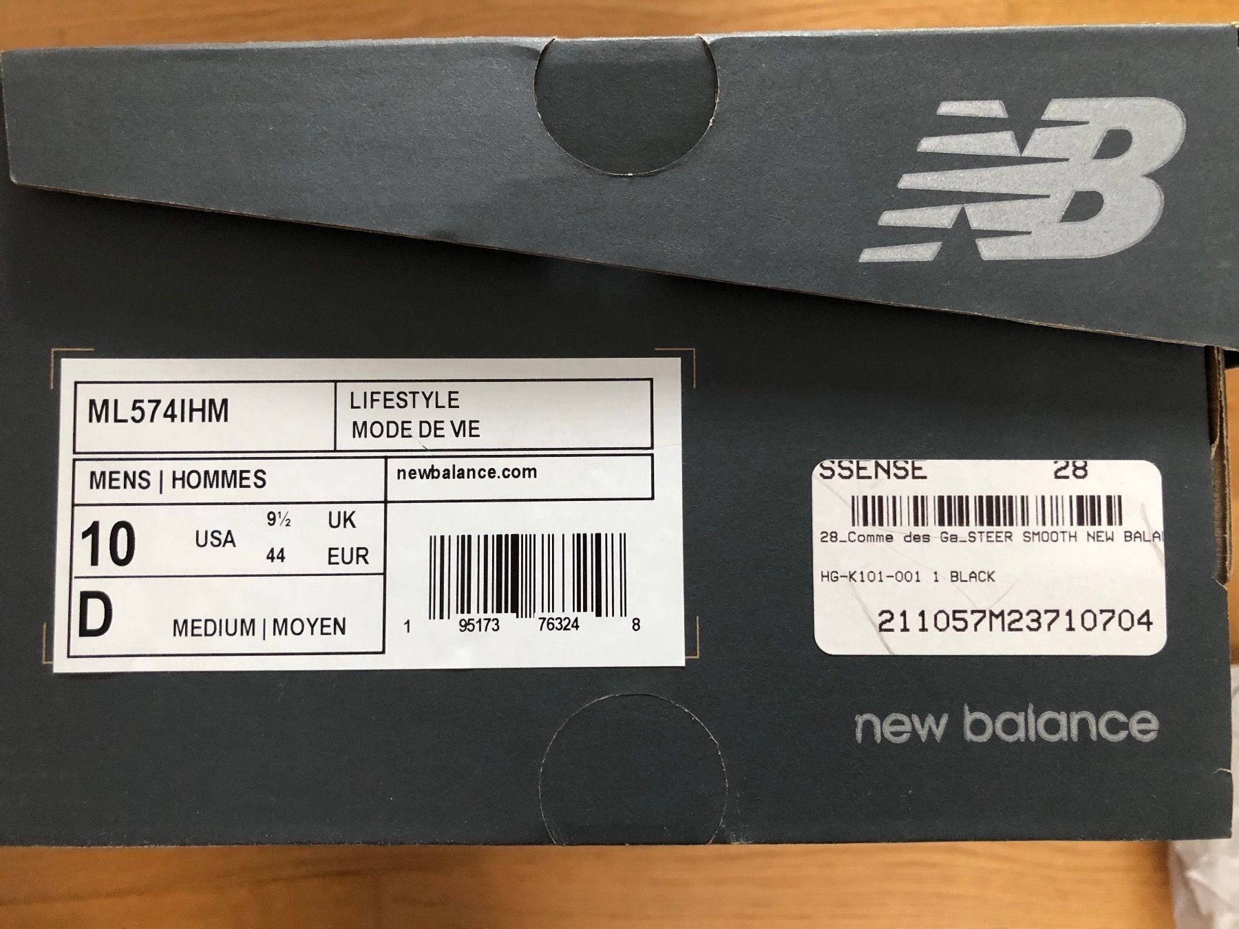 New Balance Scarpe da uomo: New Balance 574 x Comme des Garcons - SONDEREDITION – Nuovo e nell'imballaggio originale da Richterswil venduto da wahopp 5