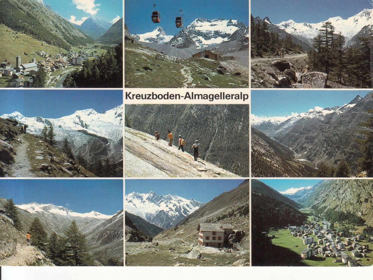 Cartoline postali: Kreuzboden Almagelleralp 1987 – Usato da Bürglen TG venduto da StampGraf