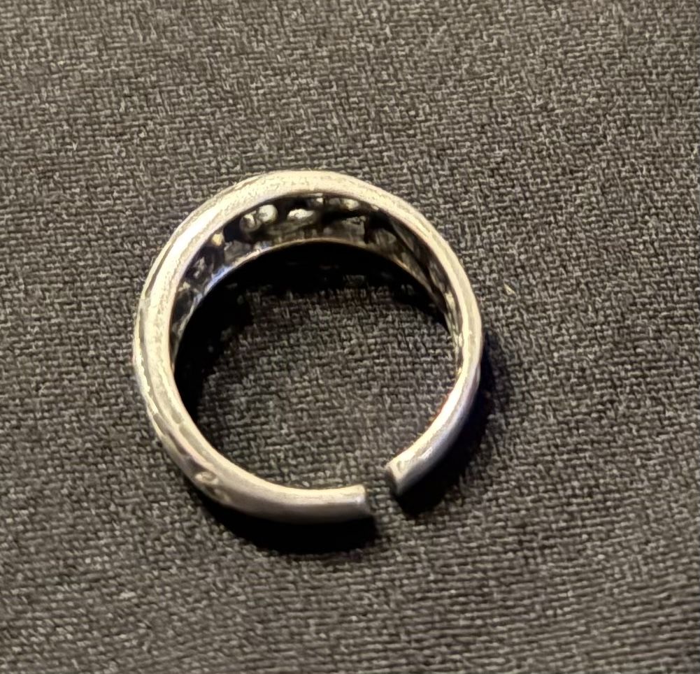 Anelli: Zehenring mit filigranem Muster, 925 Silber, Grösse variabel – Usato da Zürich venduto da wei_8n2l 5